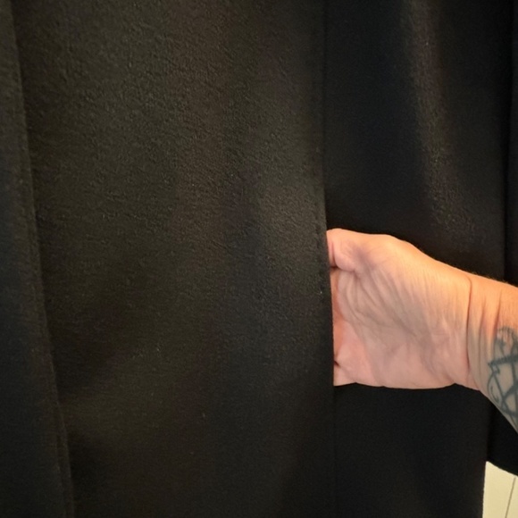 Piazza Sempione made in Italy black wool and cashmere button up jacket EU 46 - Picture 11 of 17